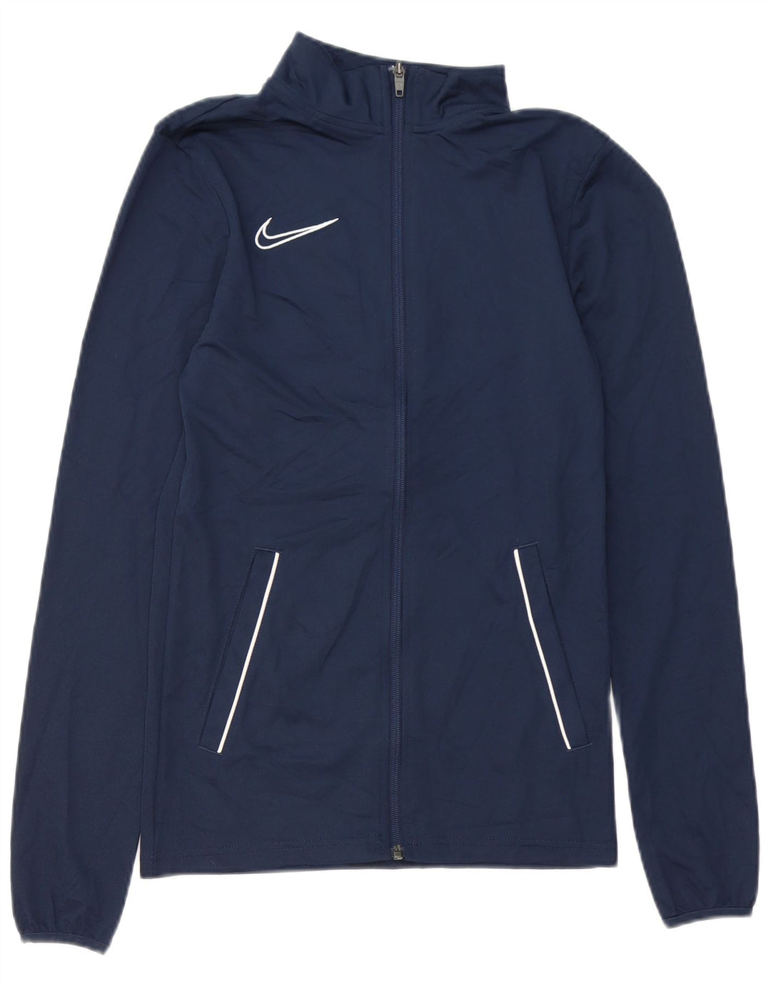 NIKE herre Dri Fit træningsdragt topjakke XS marineblå