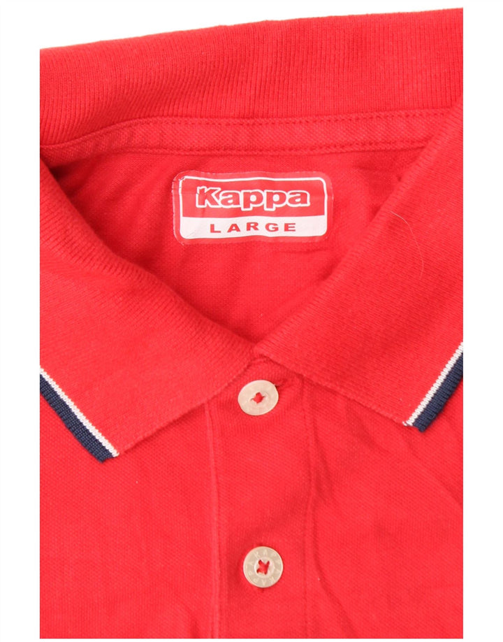 Kappa herre polo skjorte stor rød