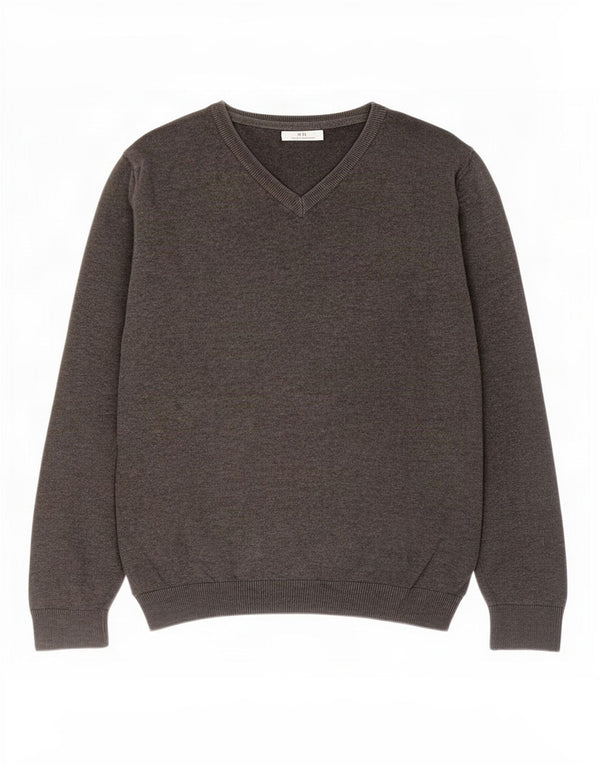 Marks & Spencer Boys V-hals sweater 13-14 år Grå bomuld