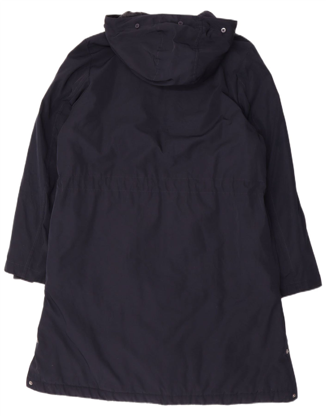 Marks & Spencer Dame Hooded Windbreaker Coat UK 14 Medium Navy Blue
