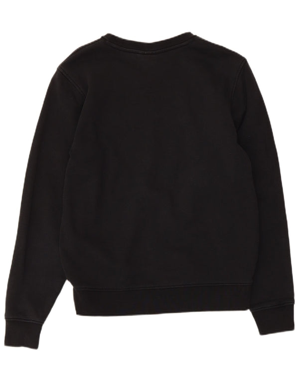 Lacoste Womens Regular Fit Sweatshirt Jumper Størrelse 3 Lille sort bomuld