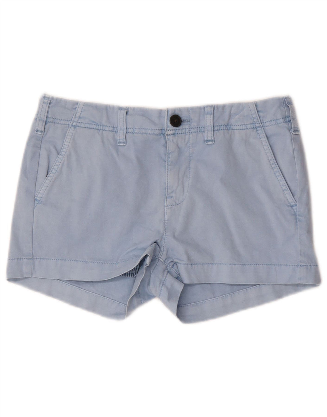 Superdry Womens Hot Pants UK 8 Small W28 Blue Cotton