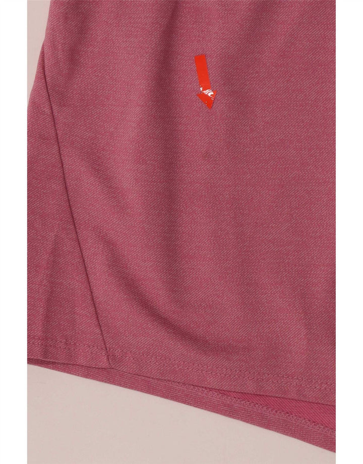 Nike Dame Dri Fit sportsshorts UK 14 Medium Pink Polyester