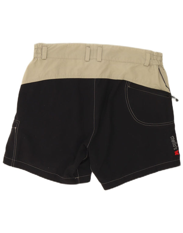 Mello's Herre Cargo Shorts W32 Medium Beige Colourblock Polyamid