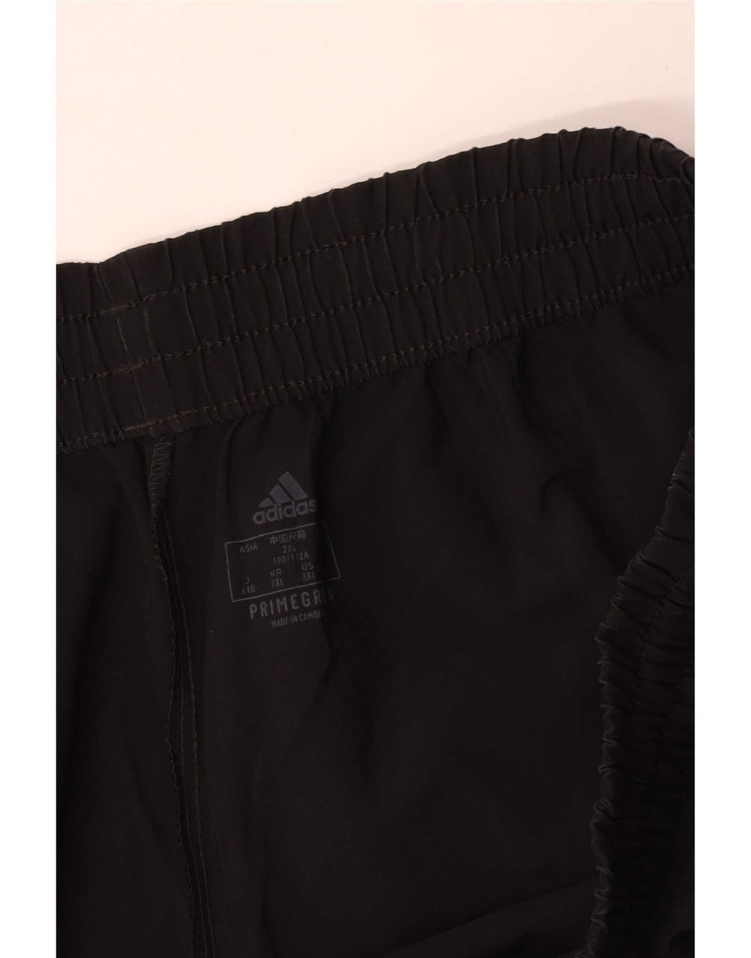 Adidas Herre grafiske sportsshorts 2XL sort polyester