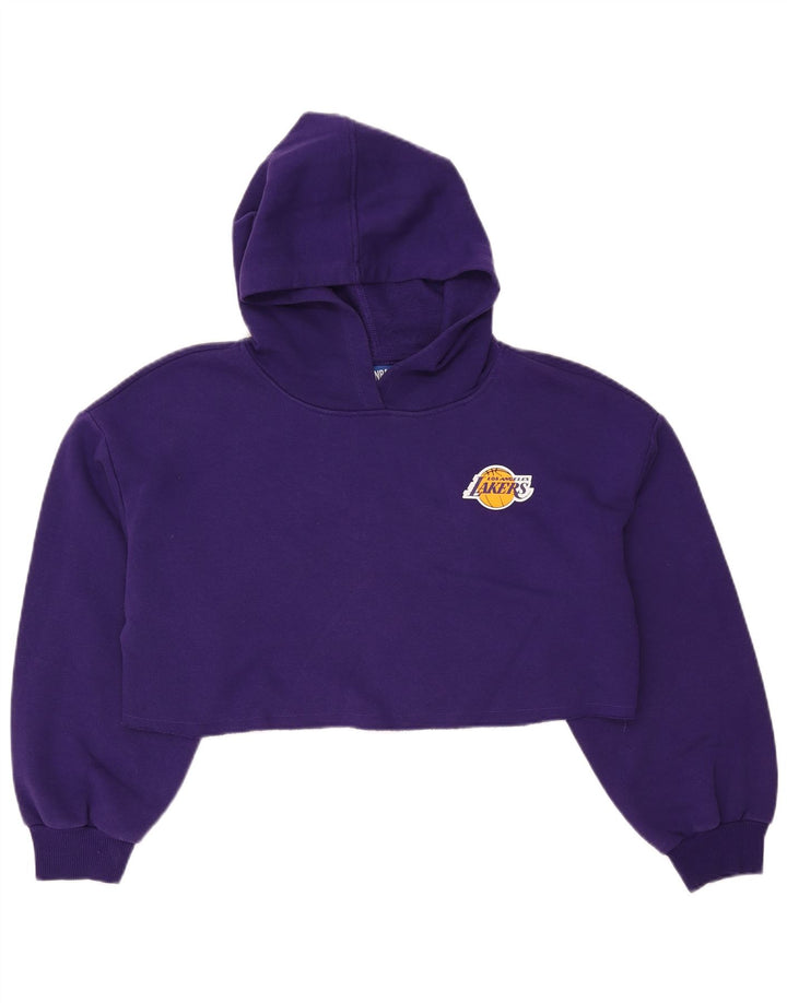 NBA Dame Los Angeles Lakers Oversized hættetrøje Jumper UK 16 Large Purple