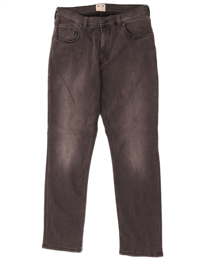 Mustang Herre Slim Jeans W34 L33 Grå Bomuld