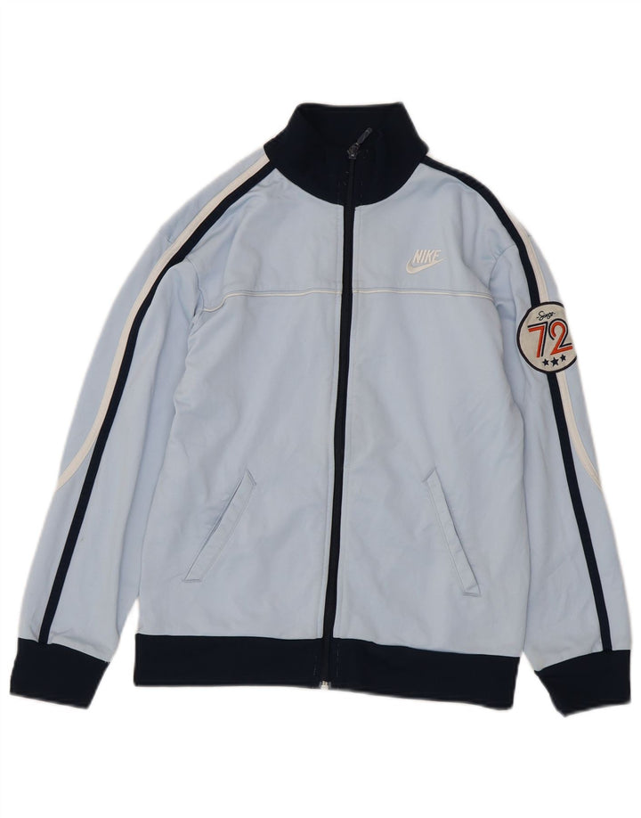 Nike piger grafisk træningsdragt topjakke 10-11 år Medium Blue Colourblock