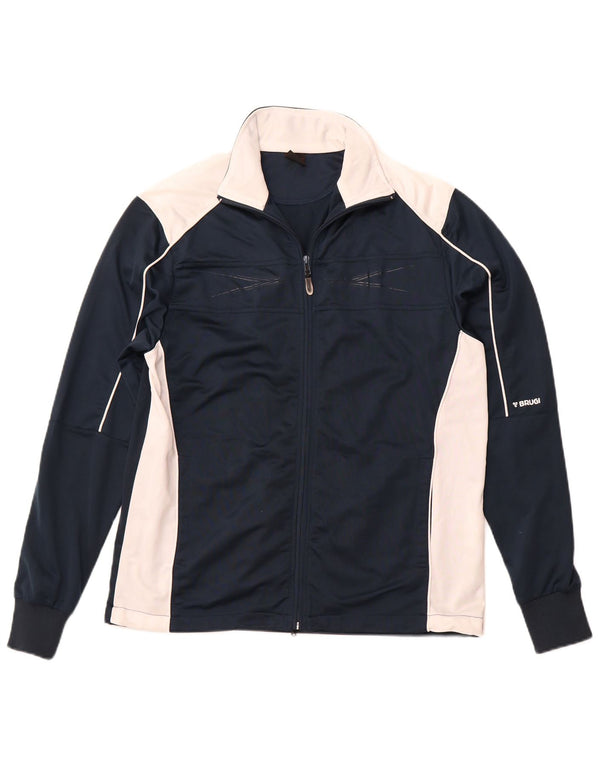BRUGI Træningsdragt til mænd Topjakke Medium Marineblå Colourblock Polyester