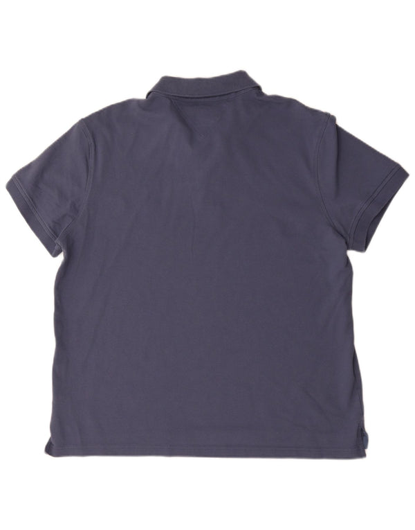 Tommy Hilfiger Herre Slim Fit Polo Shirt 3XL Navy Blue Bomuld