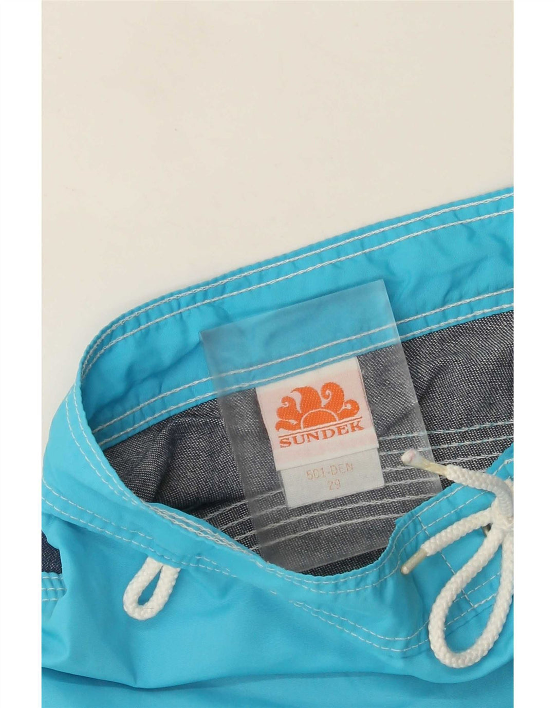 Sundek Herre badeshorts Small Blue Colourblock Nylon