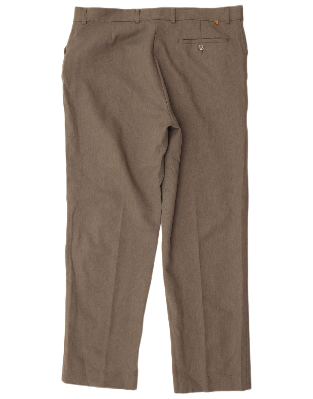 Farah Straight Casual Bukser til mænd W38 L31 Khaki Polyester