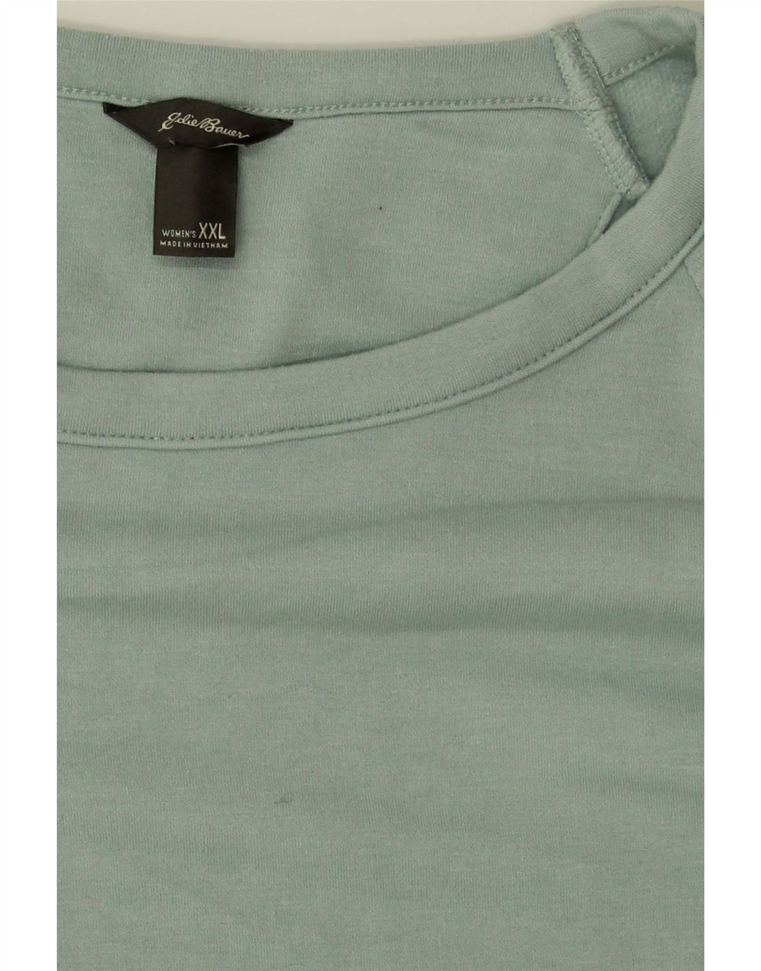 EDDIE BAUER Womens Oversized Sweatshirt Jumper UK 20 2XL Turquoise Vintage Eddie Bauer and Second-Hand Eddie Bauer from Messina Hembry 