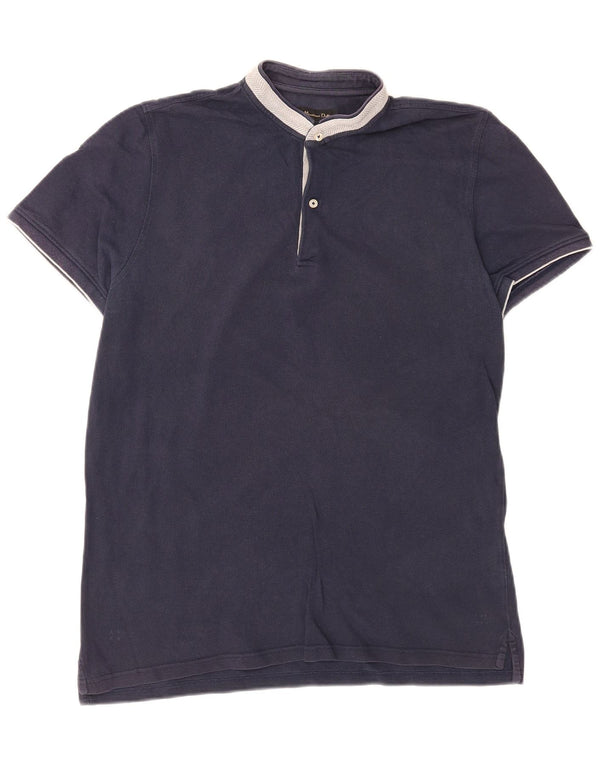 Massimo Dutti Herre Casual Fit Polo Shirt XL Marineblå
