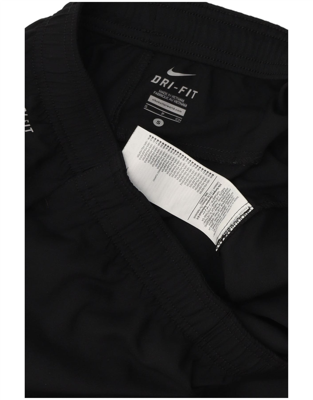 Nike Dri Fit sportsshorts til mænd Small Black Colourblock Polyester
