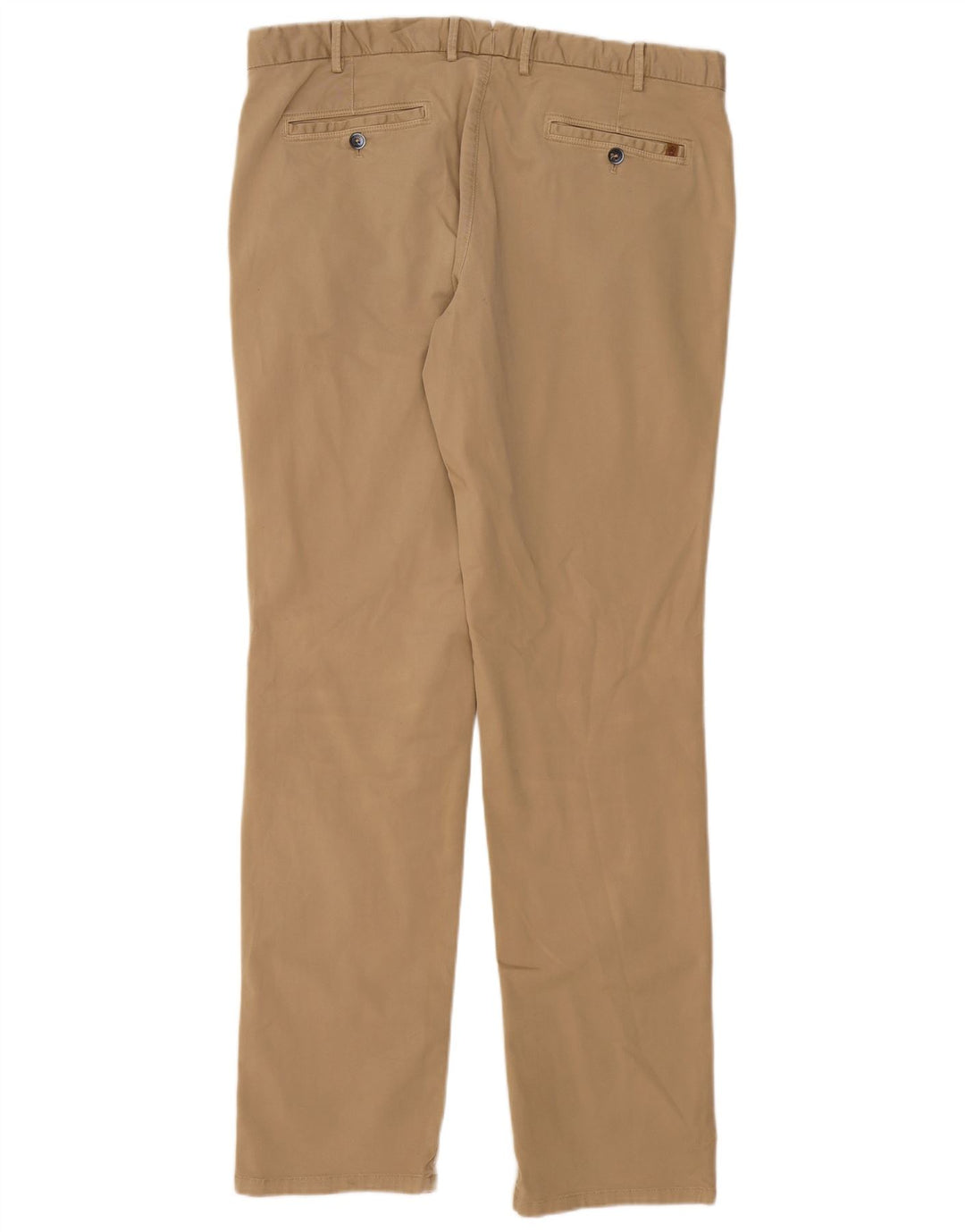 MASSIMO DUTTI Herre Slim Chino Bukser EU 48 XL W38 L34 Beige