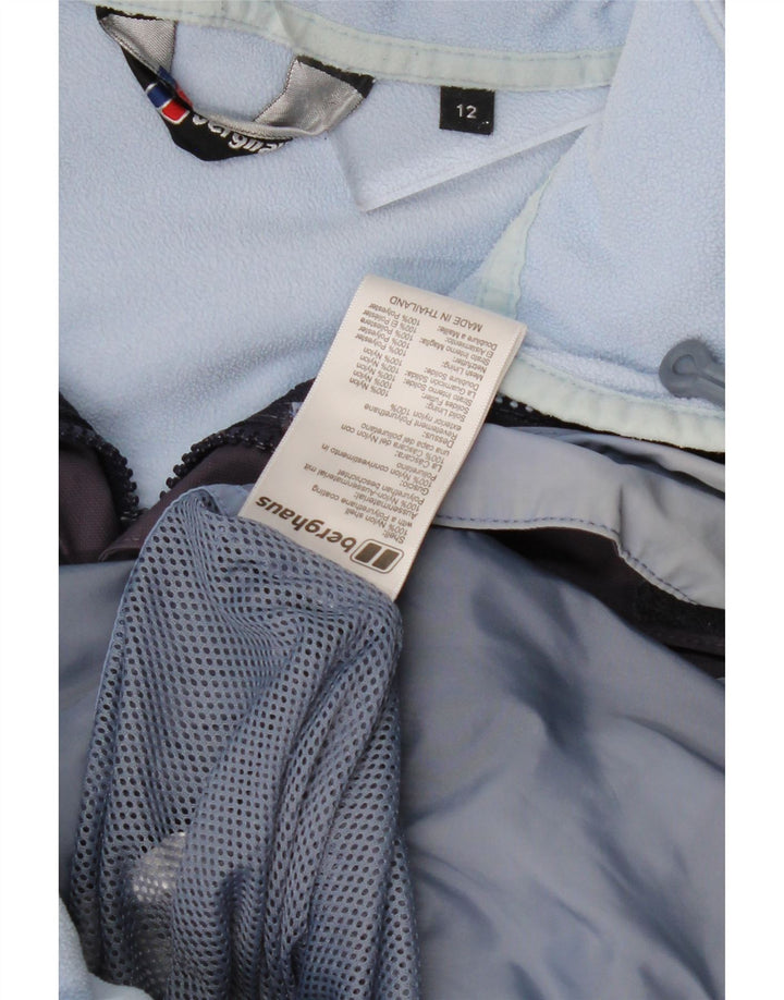 BERGHAUS Vindjakke med hætte til kvinder UK 12 Medium Lilla Nylon