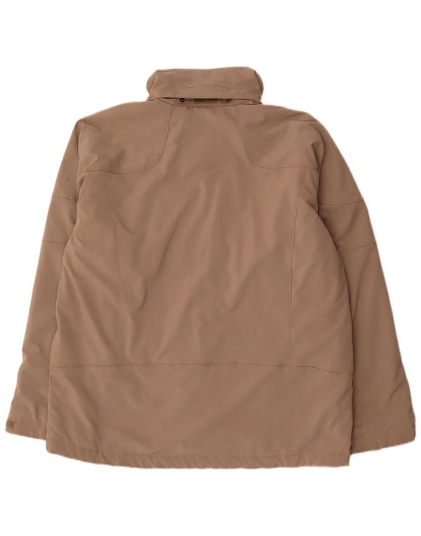 Columbia Herre Windbreaker Jacket UK 40 Large Beige Polyester