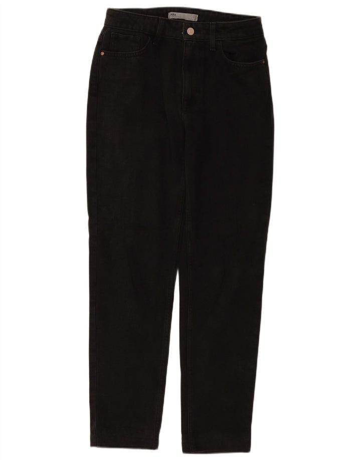 ZARA Tapered Jeans til kvinder EU 34 2XS W24 L28 Sort
