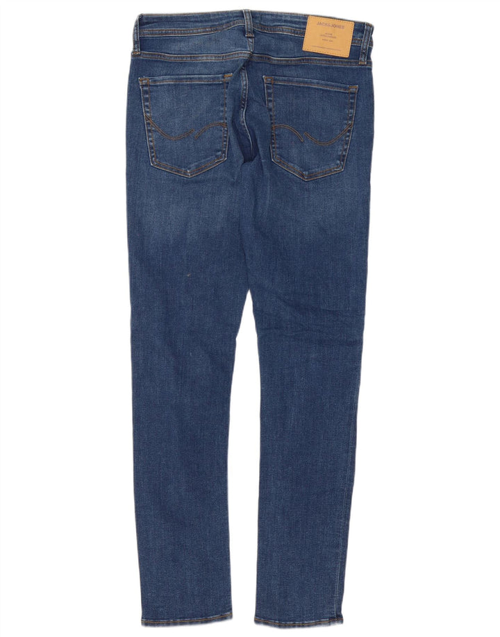 Jack & Jones Herre GLENN Slim Jeans W33 L32 Blå Bomuld