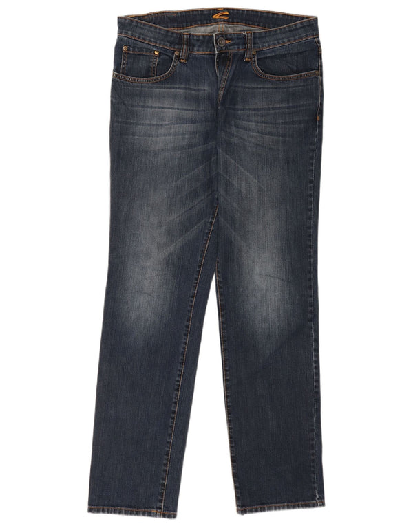 Camel Active Straight Jeans til mænd W34 L32 Blå Bomuld