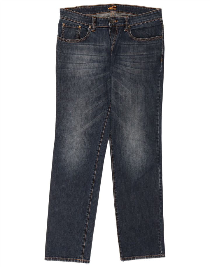 Camel Active Straight Jeans til mænd W34 L32 Blå Bomuld