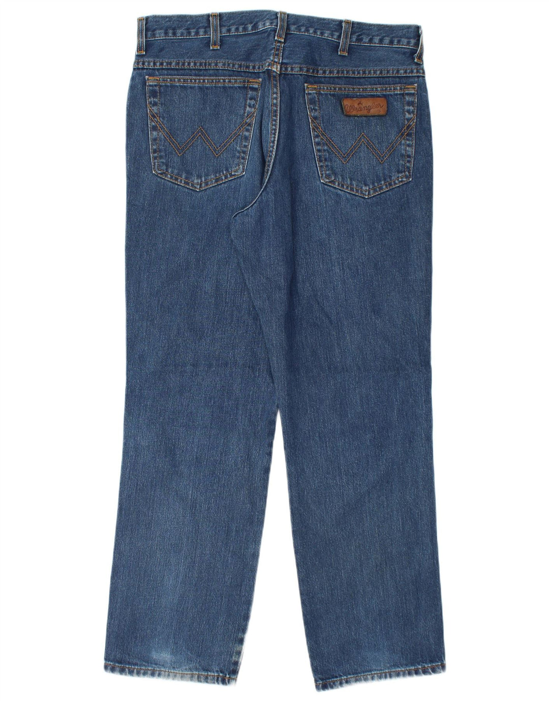 WRANGLER Herre Texas Straight Jeans W36 L30 Blå Bomuld