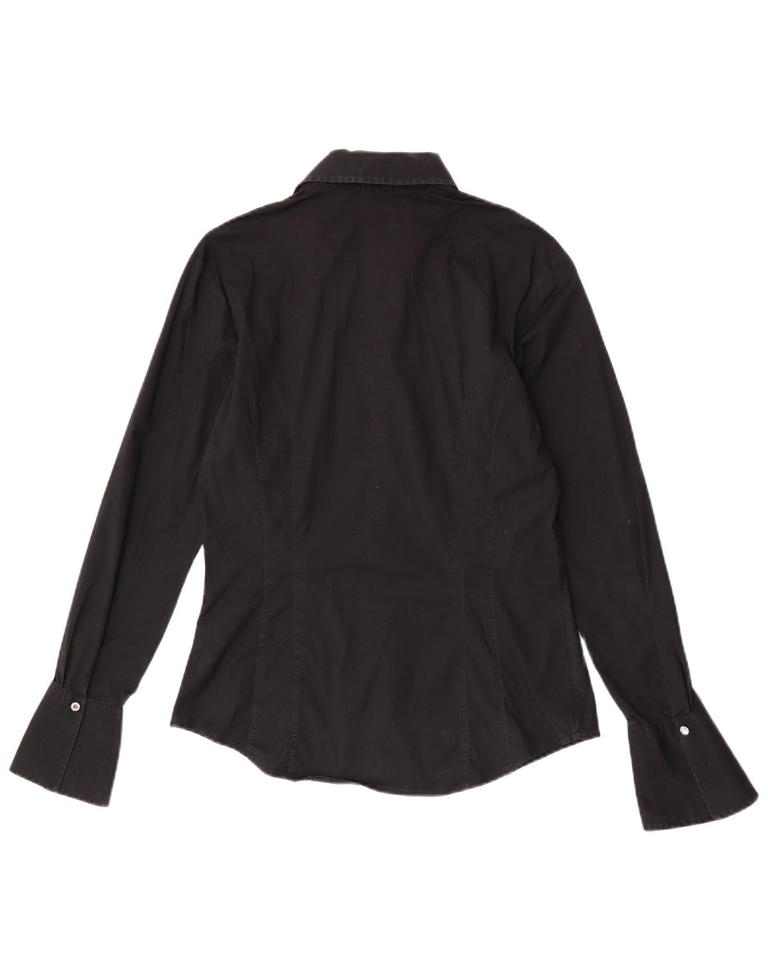 Tommy Hilfiger Dameskjorte US 12 Stor sort bomuld
