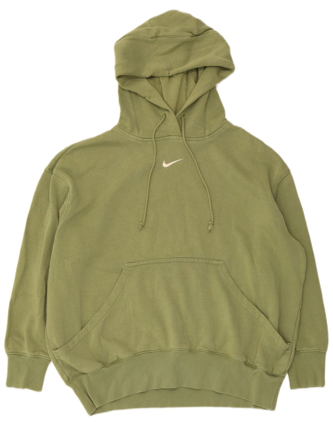 Nike Womens UK 14 Medium Green Cotton