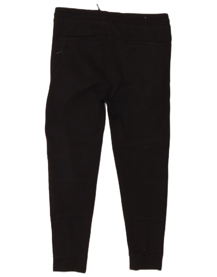 Zara Herre Crop træningsdragt Bukser Joggers Lille sort polyester