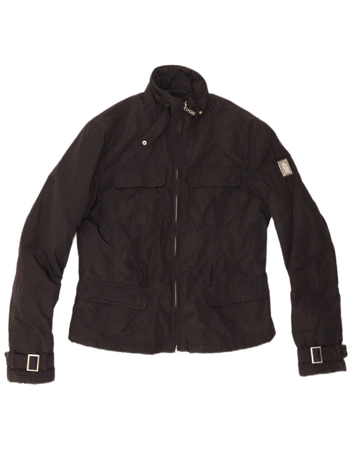 Refrigue Dame Windbreaker Jacket UK 12 Medium Sort Polyester