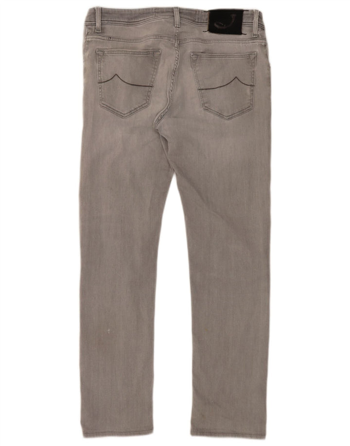 Jacob Cohen Herre Slim Jeans W34 L30 Grå Bomuld
