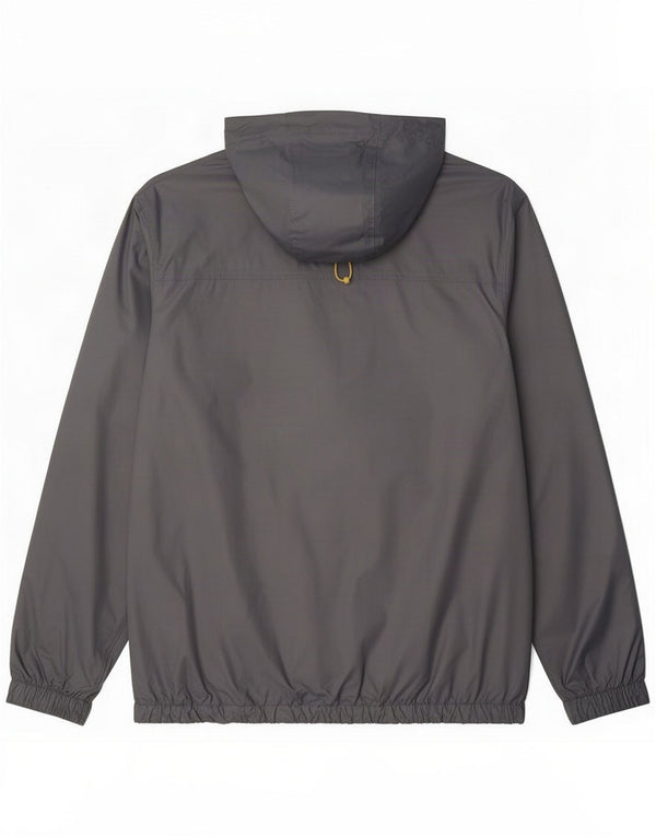 Mountain Warehouse Mens Hooded Rain Jacket UK 42 XL Grey Nylon