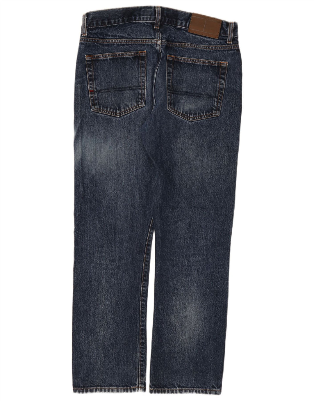 Tommy Hilfiger Herre Straight Jeans W32 L30 Blå Bomuld