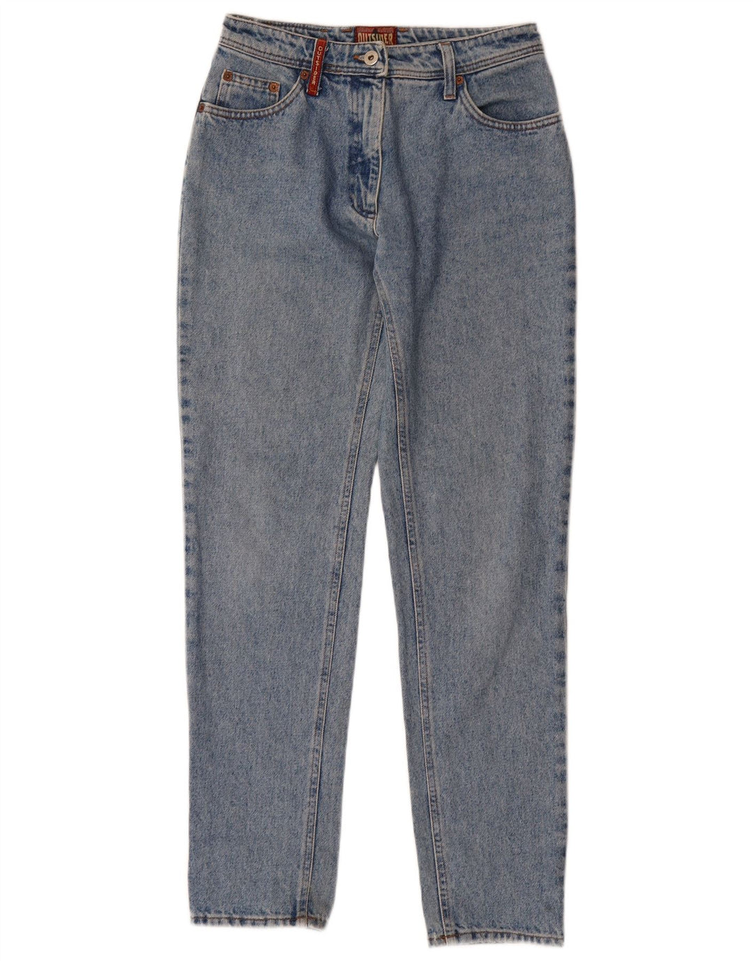 Outsider koniske jeans til kvinder W28 L32 blå bomuld