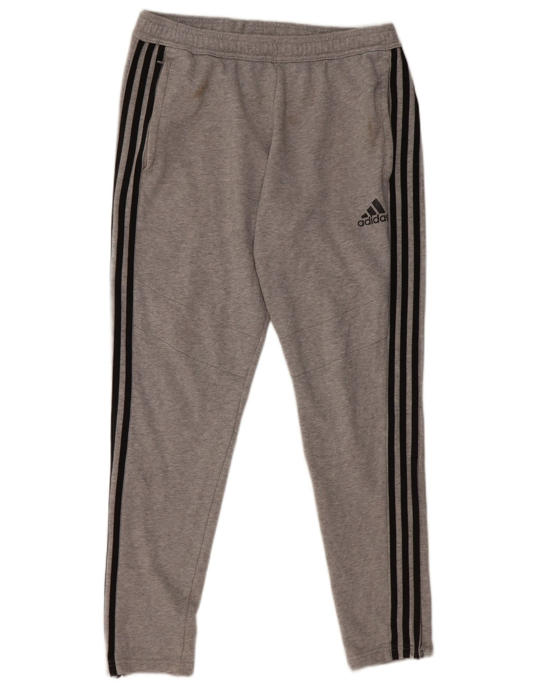 Adidas Træningsdragtsbukser til mænd mellemgrå bomuld
