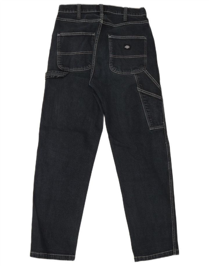 Dickies Herre Cargo Slim Jeans W26 L28 Sort Bomuld