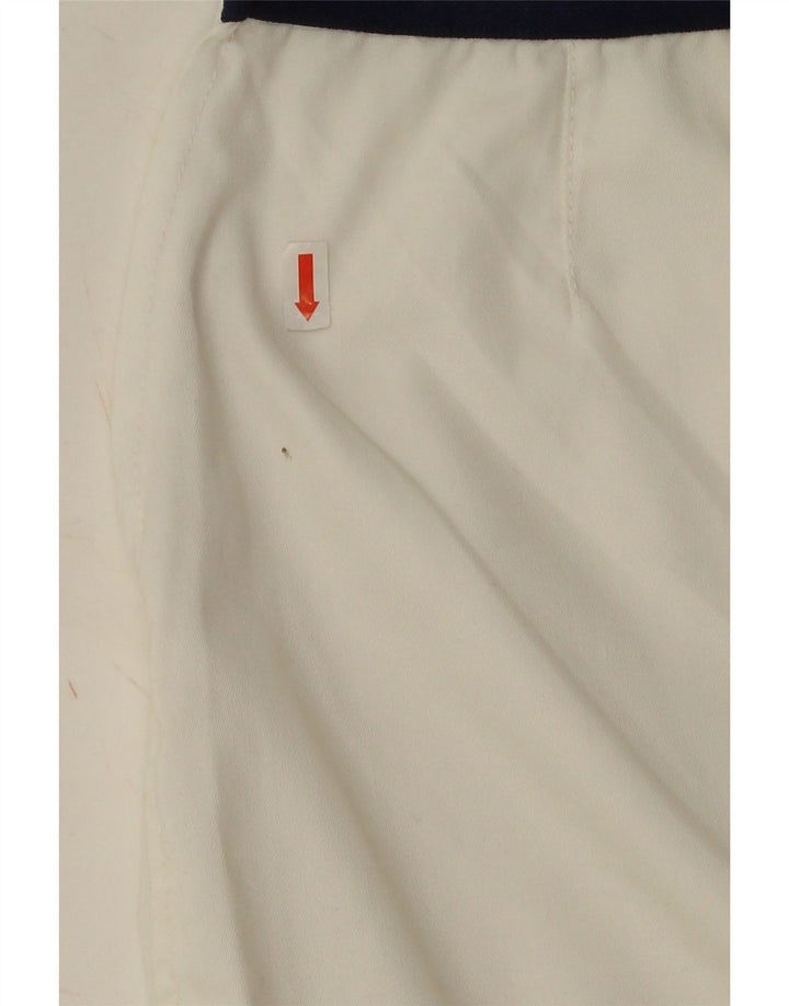 Ellesse Dame grafisk mininederdel UK 10 Small W24 White Colourblock
