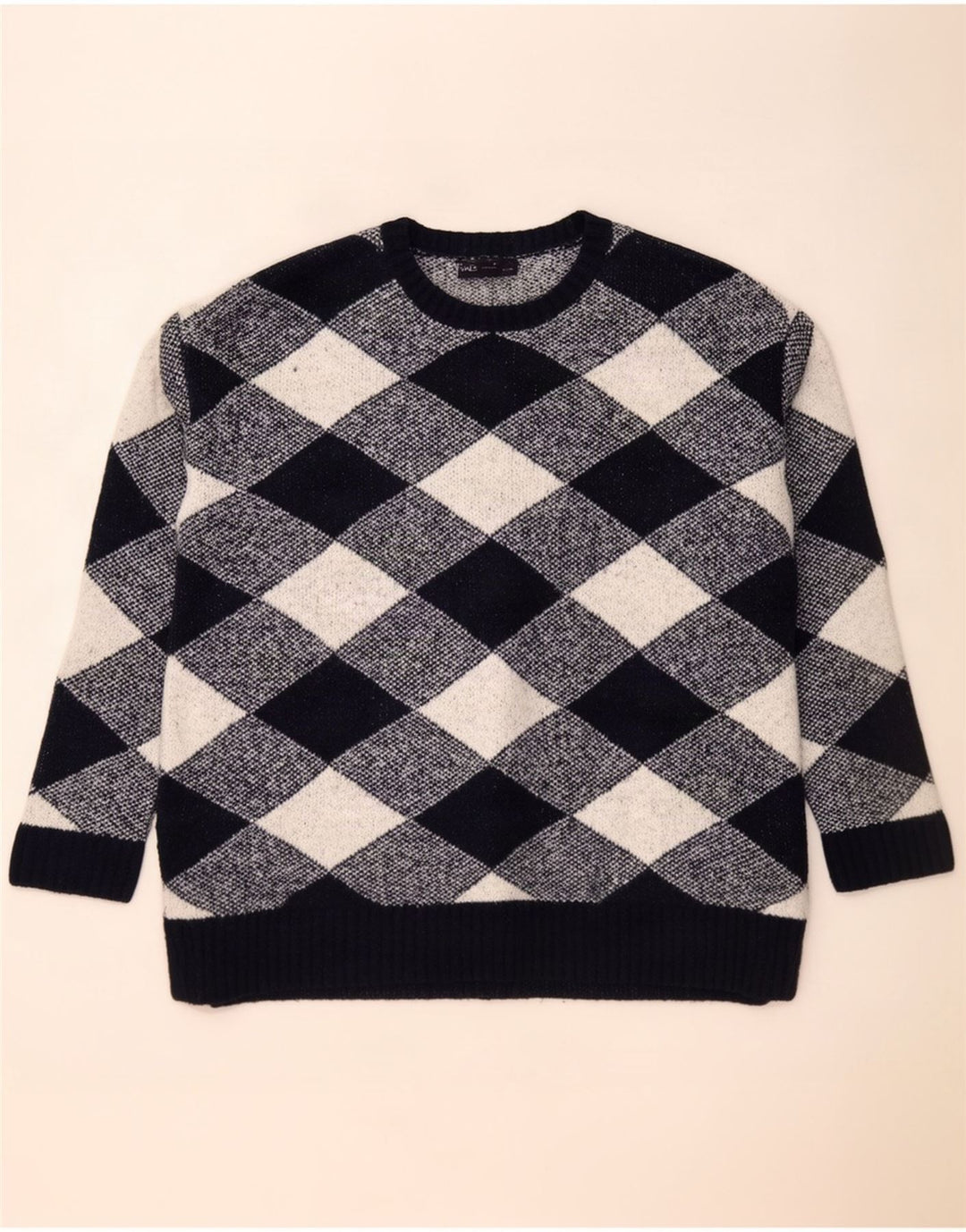 Marks & Spencer Dame sweater med rund hals DK 16 Stor marineblå