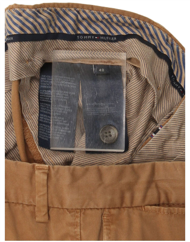 Tommy Hilfiger Herre Chinobukser IT 48 Medium W32 L30 Beige Bomuld