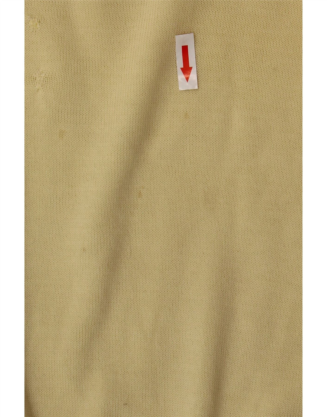 Fila Herrevest Tank Top IT 48 Medium Yellow Virgin Wool