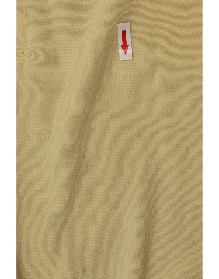 Fila Herrevest Tank Top IT 48 Medium Yellow Virgin Wool