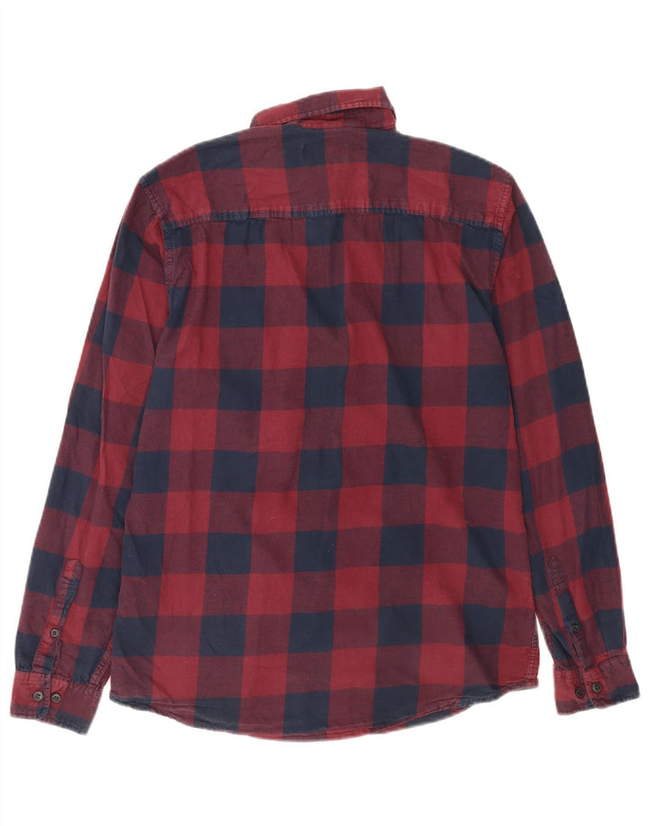 Jack & Jones Herre Flanelskjorte Medium Burgundy Gingham Cotton
