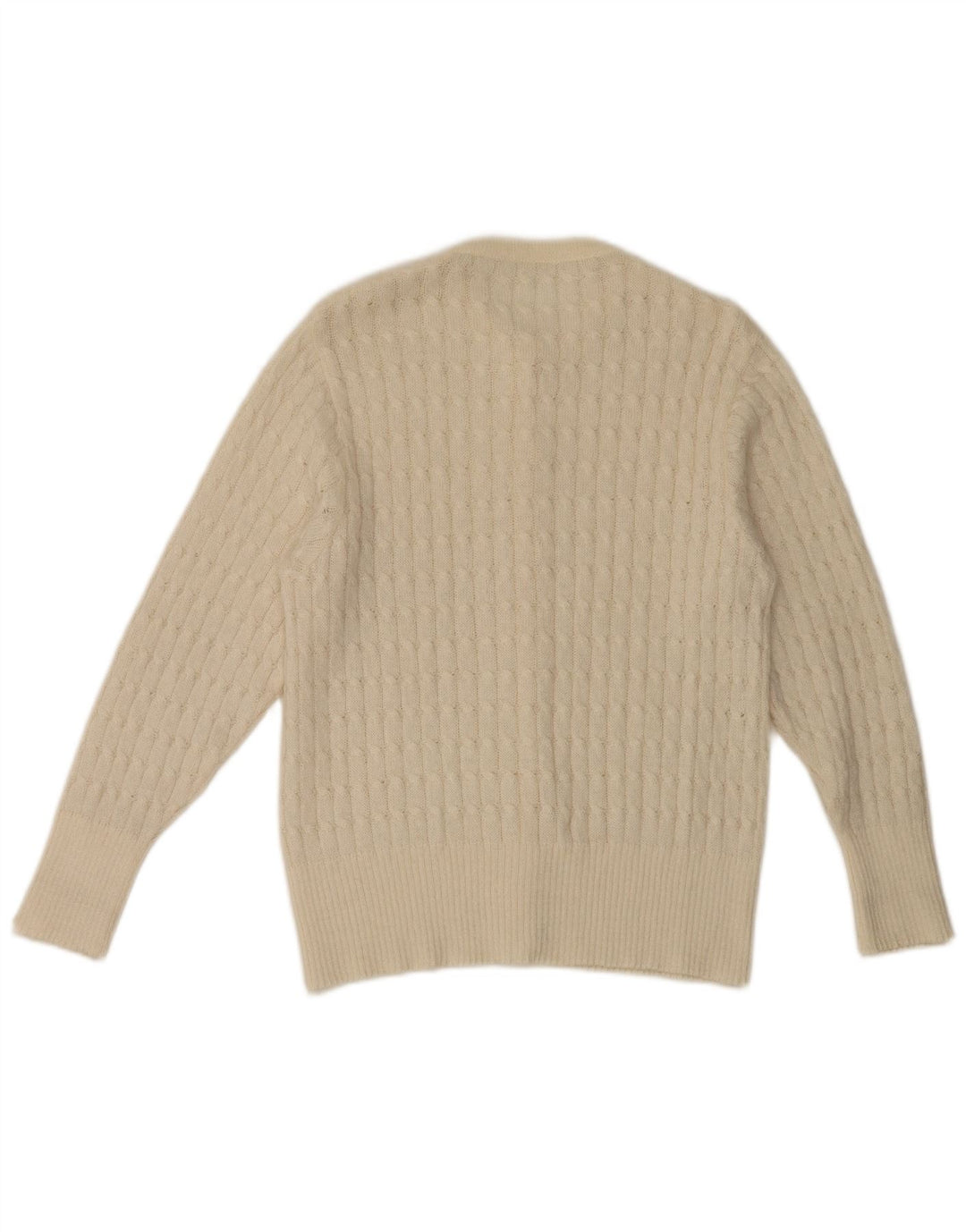 Vintage dame cardigan sweater UK 10 Small White