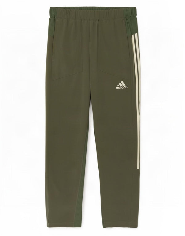Adidas Træningsdragtsbukser til mænd mellemgrøn polyester