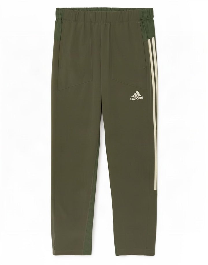 Adidas Træningsdragtsbukser til mænd mellemgrøn polyester