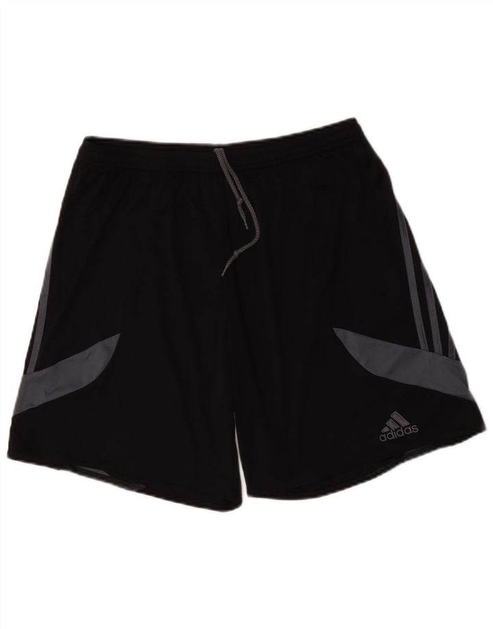 Adidas Herre Climalite Sportshorts Large Black Colourblock Polyester