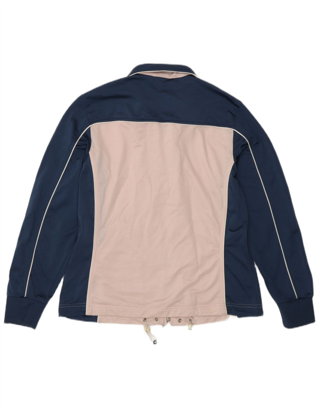 Diadora træningsdragt topjakke til kvinder UK 14 Large Blue Colourblock Polyester