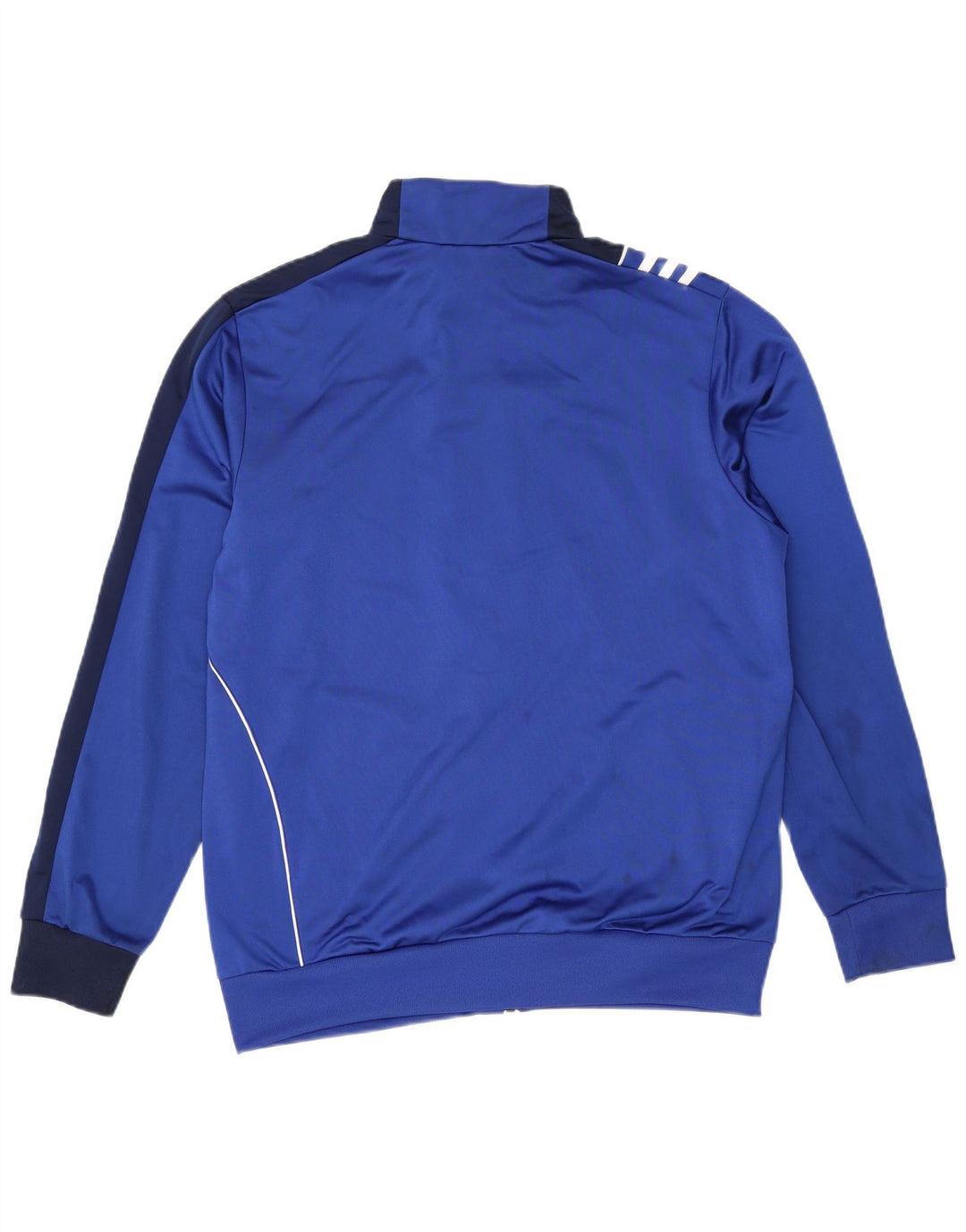 Adidas Træningsdragt til mænd Topjakke UK 42/44 Stor blå farveblok polyester