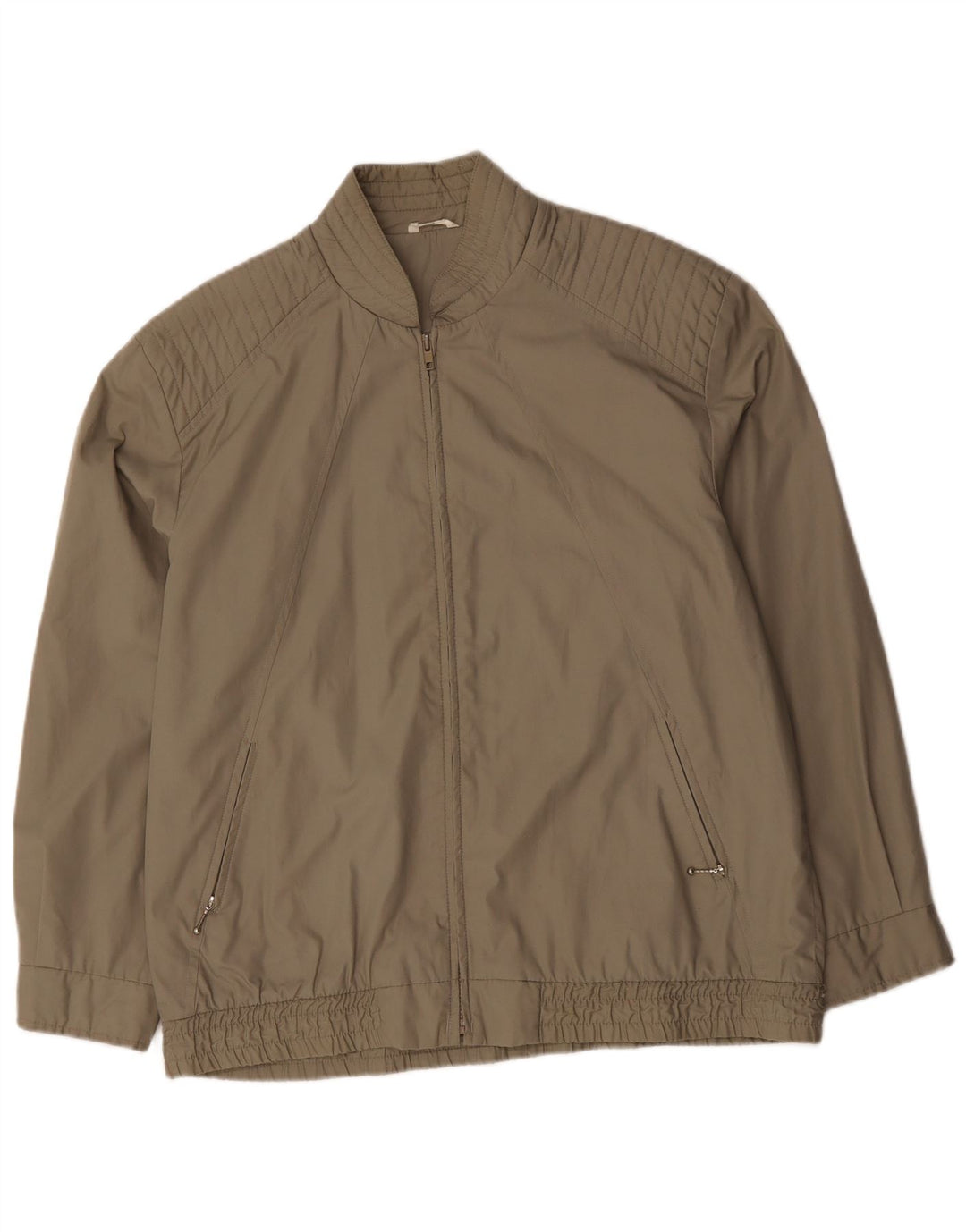 Vintage herre bomberjakke UK 42 XL Khaki Polyester
